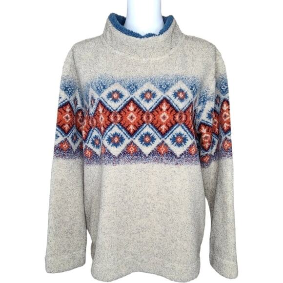 Cabela's Sherpa Fleece Mock Neck Sweater Size‎ XL - Picture 1 of 6
